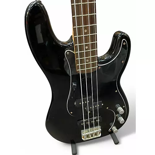 Used Squier Affinity Precision Bass Black Electric Bass Guitar Black