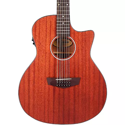 D'Angelico Premier Series Fulton LS 12-String Cutaway Grand Auditorium Acoustic-Electric Guitar Aged Mahogany