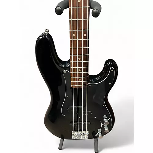 Used Squier AFFINITY PJ-BASS Black Electric Bass Guitar Black