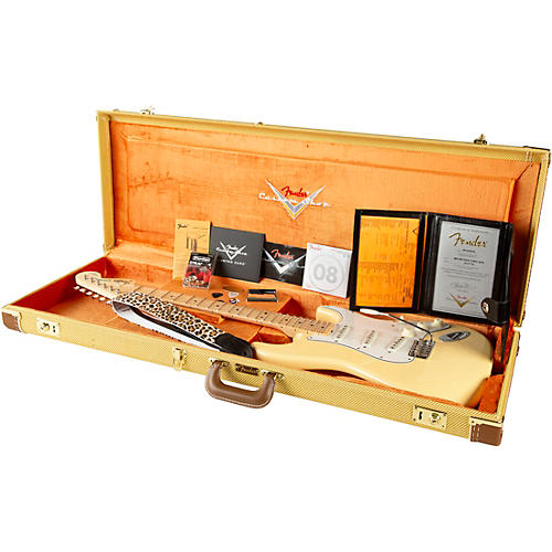 Fender Custom Shop Yngwie Malmsteen Signature Series Stratocaster NOS Maple Fingerboard Electric Guitar Burgundy Mist Metallic