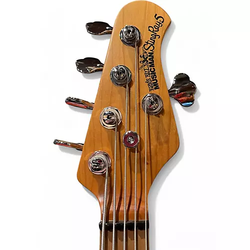 Used Ernie Ball Music Man Stingray 5 H BURNT APPLE SPARKLE Electric Bass Guitar BURNT APPLE SPARKLE