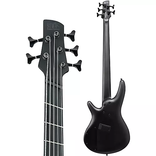 Ibanez SRMS625EX 5-String Multi-Scale Electric Bass Black Flat