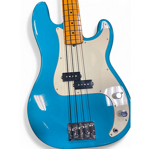 Used Fender American Professional II Precision Bass Daphne Blue Electric Bass Guitar Daphne Blue