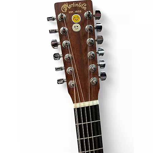 Used Martin DX2E 12 STRING Natural 12 String Acoustic Electric Guitar Natural