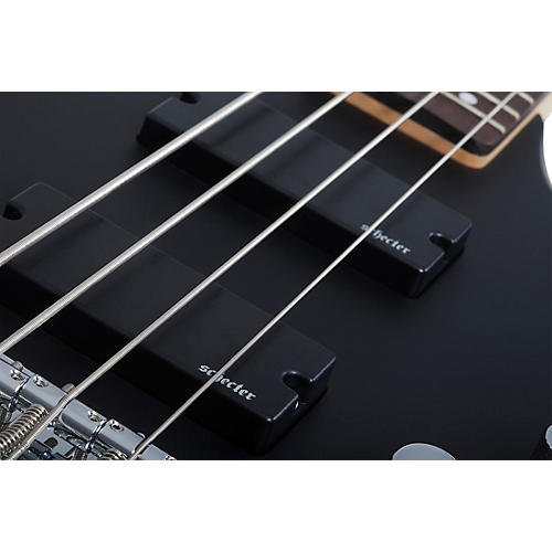 Schecter Guitar Research C-4 Deluxe Electric Bass Satin Black