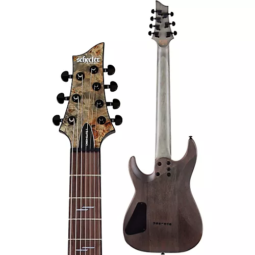 Schecter Guitar Research Omen Elite 7-String Electric Guitar See-Thru Blue Burst