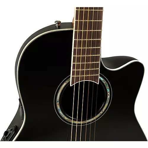Ovation CS24C Celebrity Series Traditional Mid-Depth Nylon-String Classical Acoustic-Electric Guitar Natural