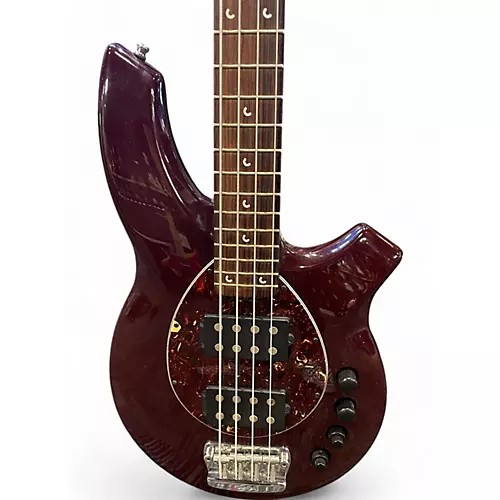 Used 2019 Ernie Ball Music Man Bongo 4 String Burgundy Electric Bass Guitar Burgundy
