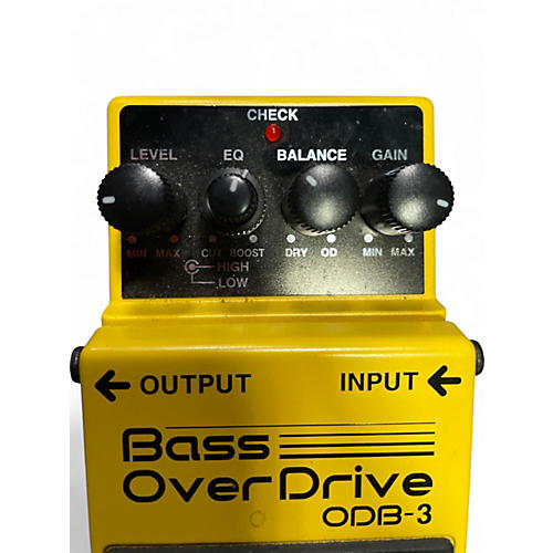 Used BOSS ODB3 Bass Overdrive Bass Effect Pedal