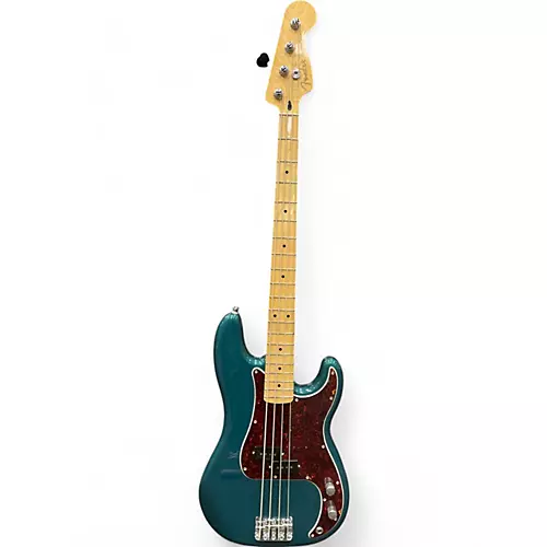 Used Fender Standard Precision Bass Ocean Turquoise Electric Bass Guitar Ocean Turquoise