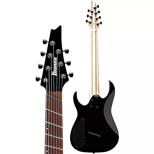 Ibanez RGMS7 Multi-Scale 7-String Electric Guitar Black