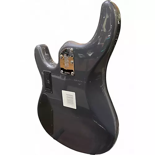 Used Ernie Ball Music Man Sterling 5 String fretless Metallic Gray Electric Bass Guitar Metallic Gray