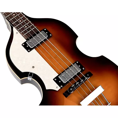 Hofner Ignition Series Left-Handed Short-Scale Violin Bass Guitar Sunburst