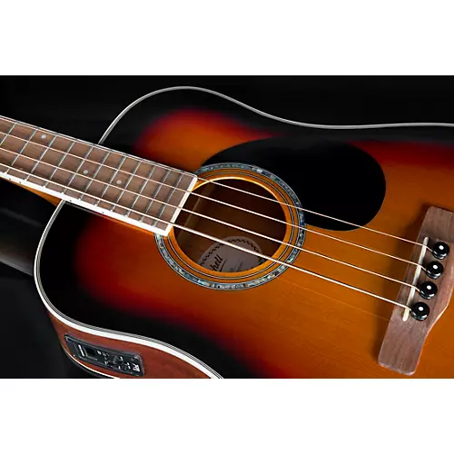 Mitchell EZB Super Short-Scale Acoustic-Electric Bass Guitar Natural