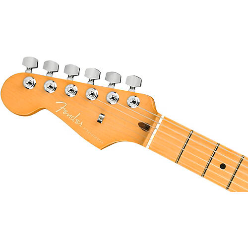 Fender American Ultra Stratocaster Maple Fingerboard Left-Handed Electric Guitar Texas Tea