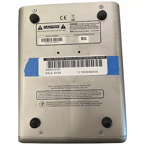 Used Mackie 402VLZ3 Unpowered Mixer