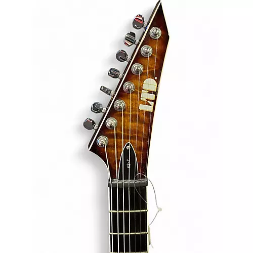 Used ESP LTD Ken Susi KS-M-7 Evertune 7-String DARK BROWN SUNBURST Solid Body Electric Guitar DARK BROWN SUNBURST