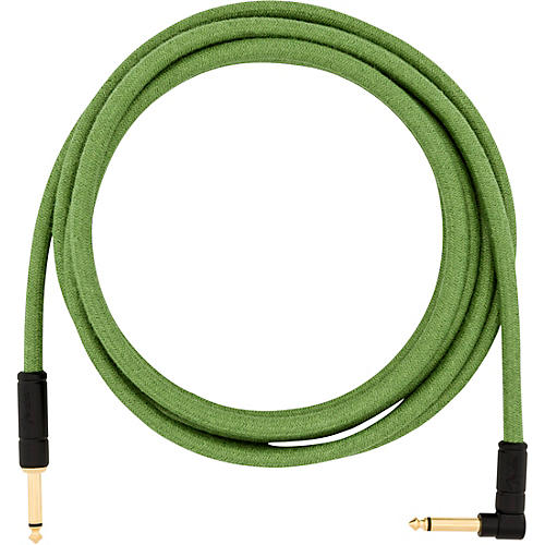 Fender Festival Pure Hemp Straight to Angle Instrument Cable 18.6 ft. Natural