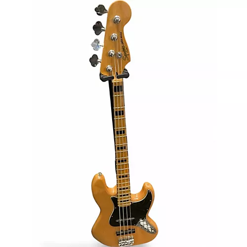 Used Squier Classic Vibe 70s Jazz Bass Natural Electric Bass Guitar Natural