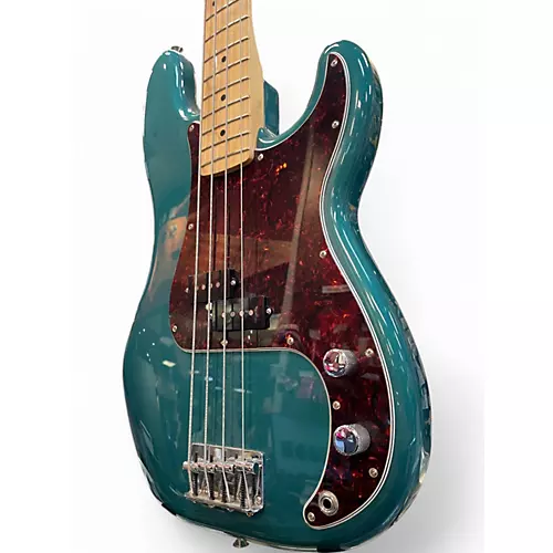 Used Fender Player Precision Bass Ocean Turquoise Electric Bass Guitar Ocean Turquoise