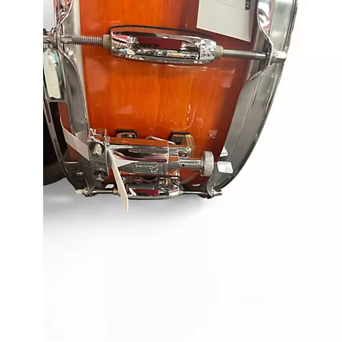 Used Pearl 14in export series snare in honey amber 14x5.5 honey amber Drum honey amber 33