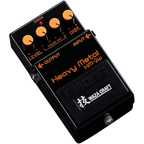 BOSS Waza Craft HM-2W Heavy Metal Distortion Effects Pedal Black