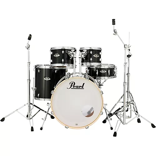 Pearl Export New Fusion 5-Piece Drum Set With Hardware Slipstream white