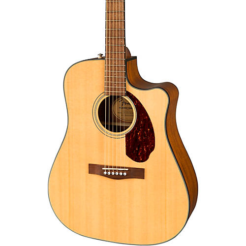 Fender CD-140SCE Dreadnought Acoustic-Electric Guitar With Case Natural