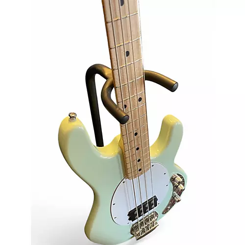 Used Sterling by Music Man stingray  Seafoam Green Electric Bass Guitar Seafoam Green