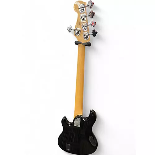 Used Squier Deluxe Dimension Bass V 5 String Black Electric Bass Guitar Black