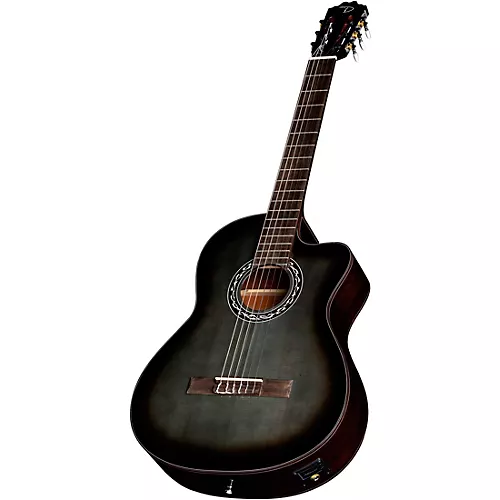 Dean Espana Classical Acoustic-Electric Guitar Black Burst