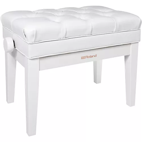 Roland RPB-500-US Piano Bench, Vinyl Seat, Music Compartment Satin Black