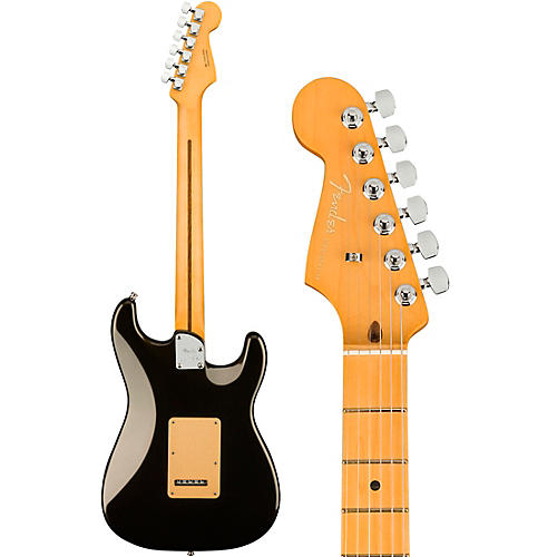 Fender American Ultra Stratocaster Maple Fingerboard Left-Handed Electric Guitar Texas Tea