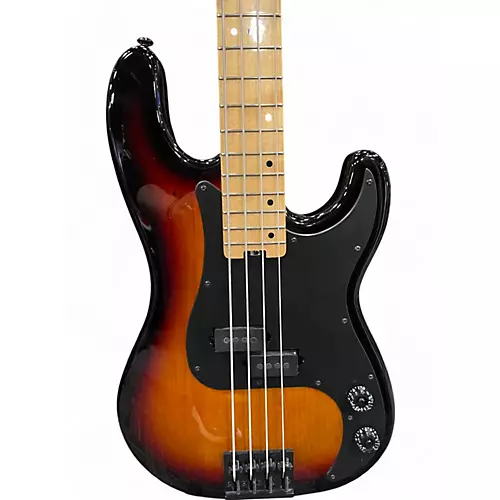 Used Schecter Guitar Research P4 3 Tone Sunburst Electric Bass Guitar 3 Tone Sunburst