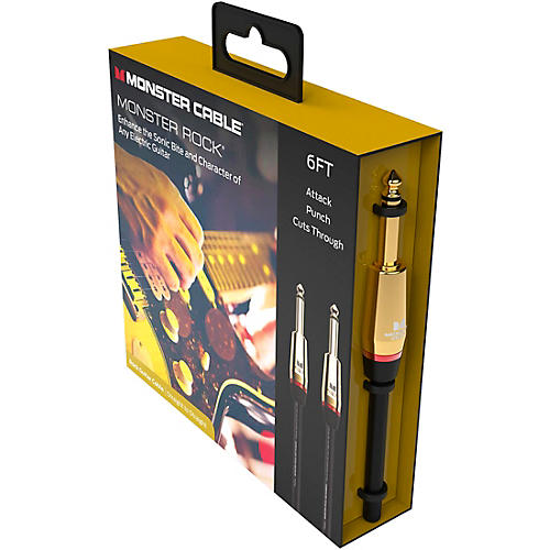 Monster Cable Prolink Rock Pro Audio Instrument Cable 21 ft. Black