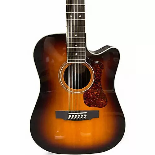 Used Guild D412-NT Natural 12 String Acoustic Guitar Natural