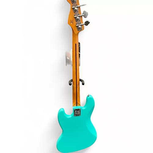 Used Squier Contemporary Jazz Bass Seafoam Green Electric Bass Guitar Seafoam Green