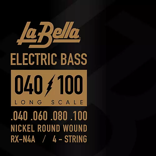 LaBella RX Series Nickel 4-String Electric Bass Strings (40 - 100)