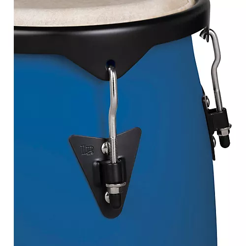 LP Discovery Conga Set with Double Conga Stand 10 and 11 in. Race Car Blue