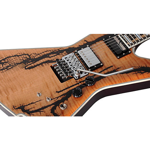 Schecter Guitar Research E-1 FR-S Electro-Resin Electric Guitar Gloss Natural