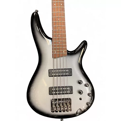 Used Ibanez SR305 5 String Silverburst Electric Bass Guitar Silverburst