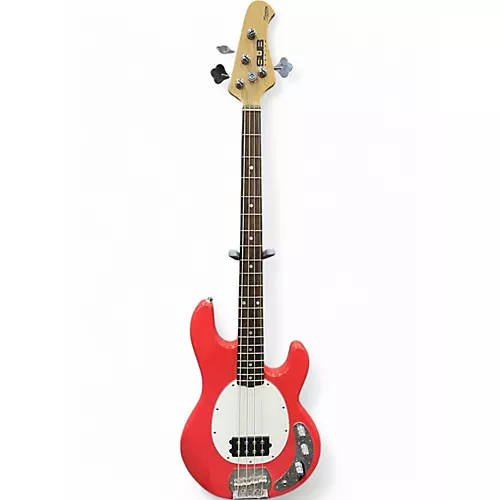 Used Sterling by Music Man Sub 4 Fiesta Red Electric Bass Guitar Fiesta Red