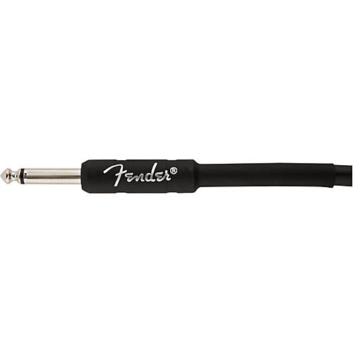 Fender Professional Series Straight to Angle Instrument Cable 25 ft. Black