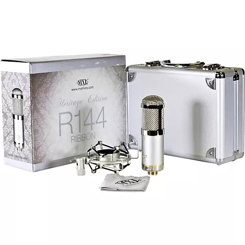 MXL R144-HE Heritage Edition Multi-Purpose Ribbon Microphone Bundle