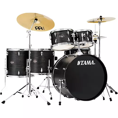 TAMA Imperialstar 6-Piece Complete Drum Set With MEINL HCS Cymbals and 22