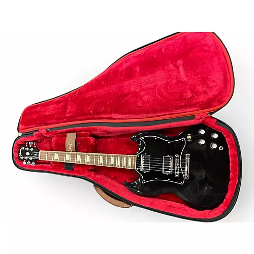 Used 2021 Gibson SG Standard Black Solid Body Electric Guitar Black