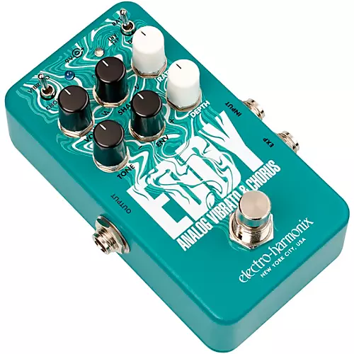 Electro-Harmonix Eddy Analog Vibrato & Chorus Effects Pedal Mint Green
