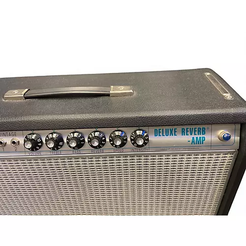 Used Fender 1968 Custom Deluxe Reverb 22W 1x12 Tube Guitar Combo Amp