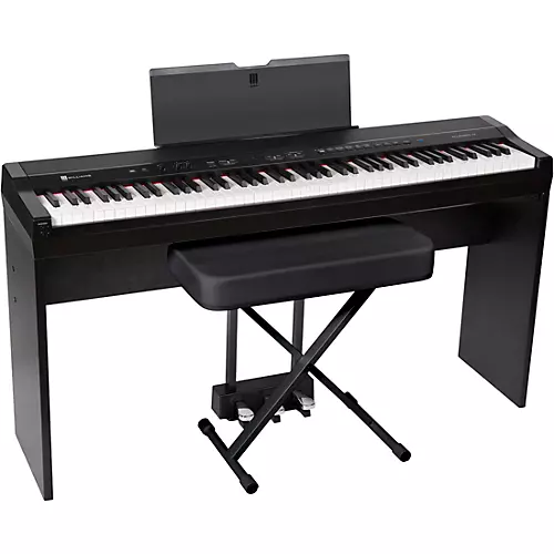 Williams Allegro IV In-Home Pack Digital Piano With Stand, Bench & Piano-Style Pedal White
