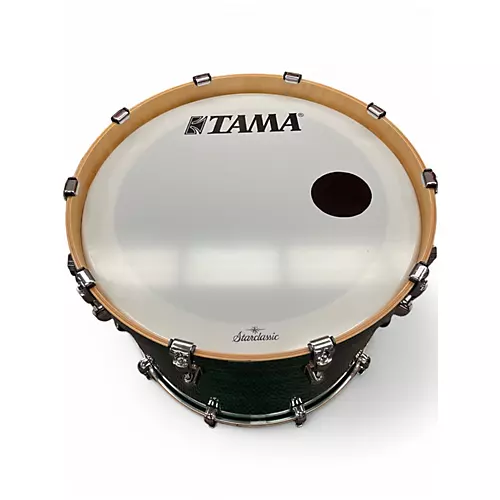 Used TAMA 4 Piece Starclassic Lacquer Shamrock Oyster Drum Kit Lacquer Shamrock Oyster